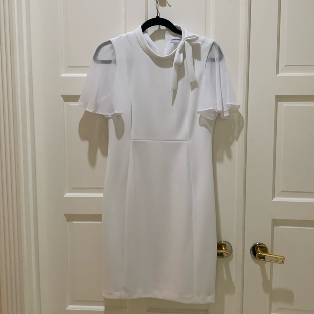 Calvin Klein, White Dress